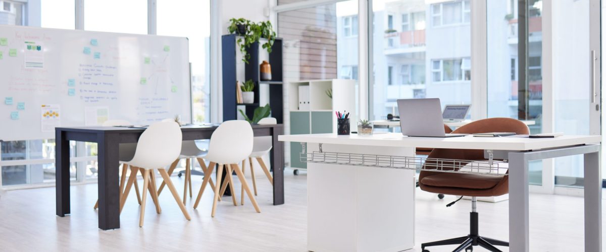 A space where creativity flows. Still life shot of a modern office space